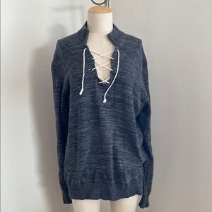 Urban Renewal Remade Lace-Up Sweater